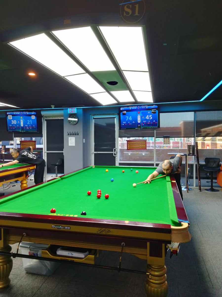 Snooker AI smart tables iCUE Billiard Club SGV
